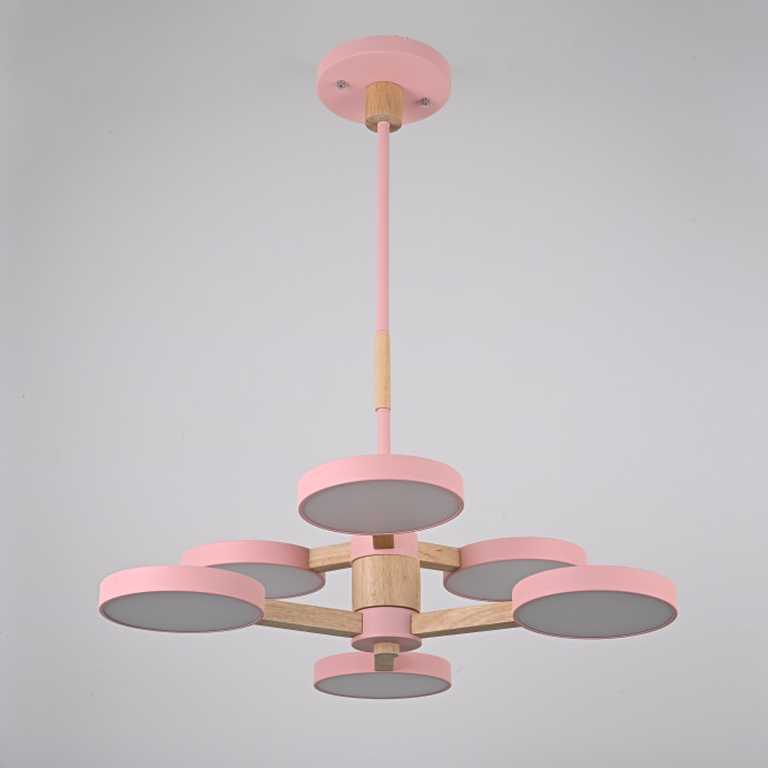 Люстра На Штанге Turna Dbl L6 Pink By Imperiumloft