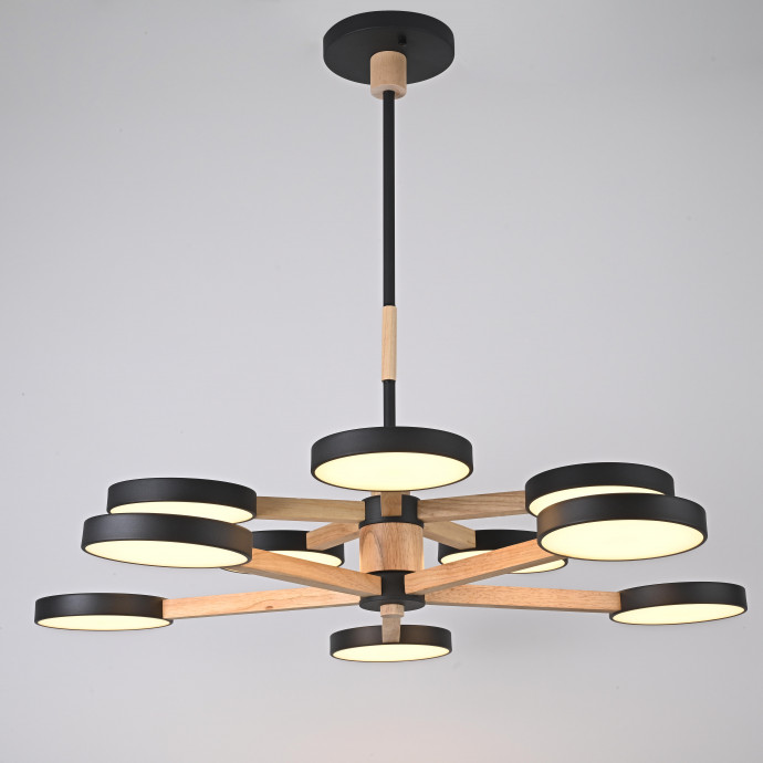 Люстра На Штанге Turna Dbl L10 Black By Imperiumloft