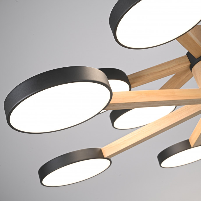 Люстра На Штанге Turna Dbl L12 Black By Imperiumloft