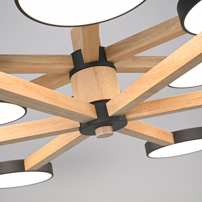 Люстра На Штанге Turna Dbl L12 Black By Imperiumloft