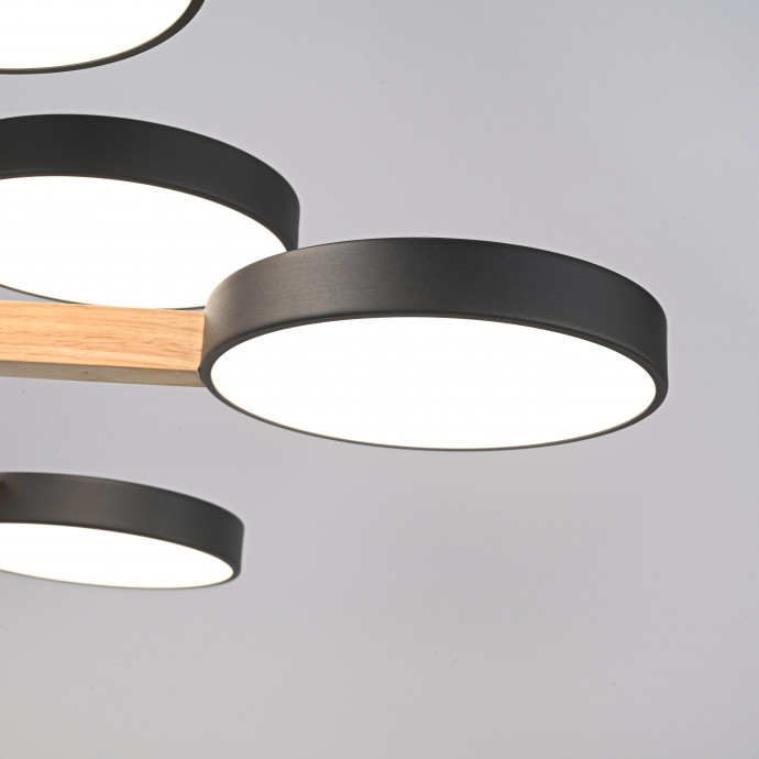 Люстра На Штанге Turna Dbl L12 Black By Imperiumloft