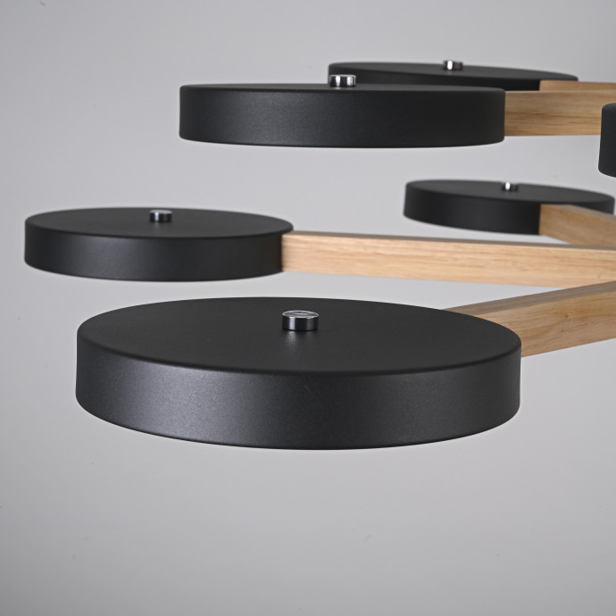 Люстра На Штанге Turna Dbl L12 Black By Imperiumloft