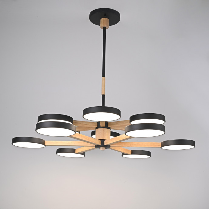 Люстра На Штанге Turna Dbl L12 Black By Imperiumloft