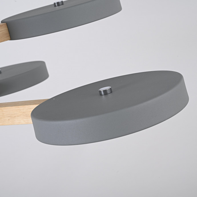 Люстра На Штанге Turna Dbl L6 Gray By Imperiumloft