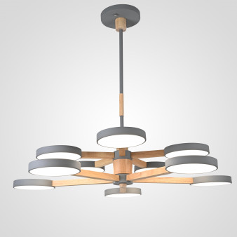 Люстра На Штанге Turna Dbl L10 Gray By Imperiumloft