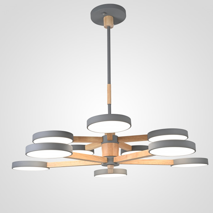 Люстра На Штанге Turna Dbl L10 Gray By Imperiumloft