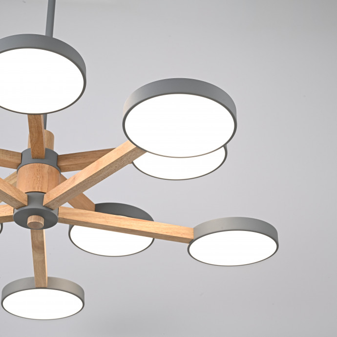 Люстра На Штанге Turna Dbl L10 Gray By Imperiumloft