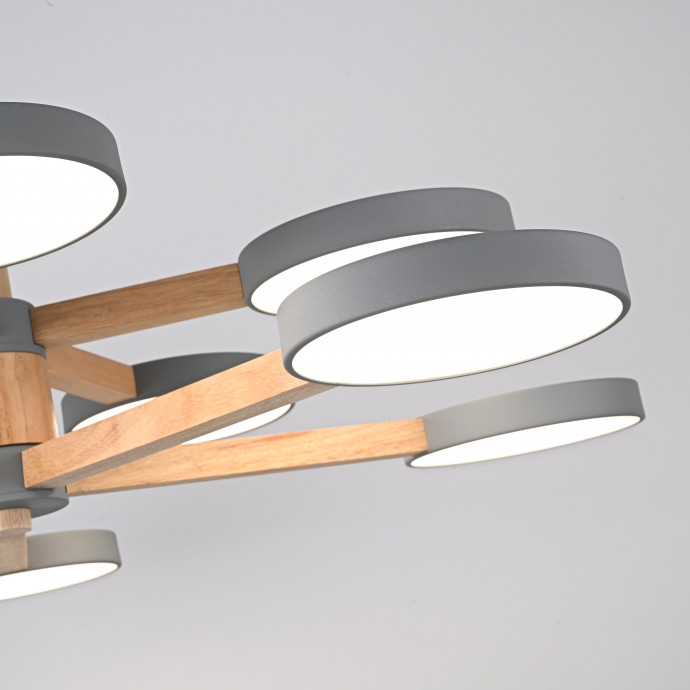 Люстра На Штанге Turna Dbl L10 Gray By Imperiumloft