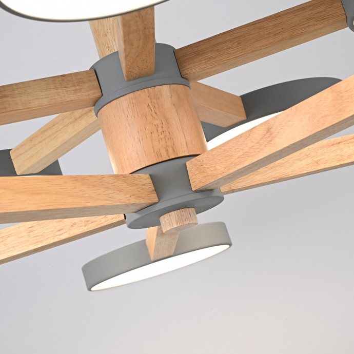 Люстра На Штанге Turna Dbl L10 Gray By Imperiumloft