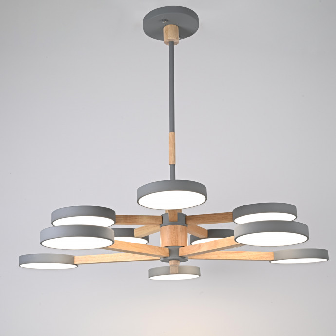 Люстра На Штанге Turna Dbl L10 Gray By Imperiumloft