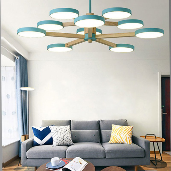 Люстра На Штанге Turna Dbl L10 Gray By Imperiumloft