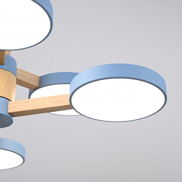 Люстра На Штанге Turna Dbl L6 Blue By Imperiumloft