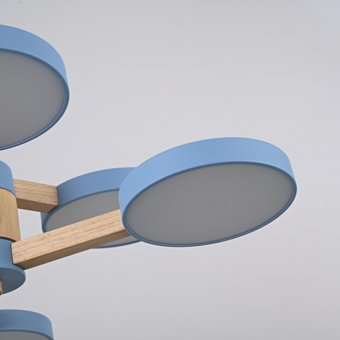 Люстра На Штанге Turna Dbl L6 Blue By Imperiumloft