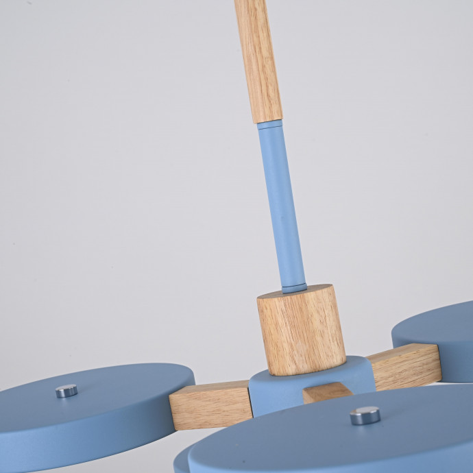 Люстра На Штанге Turna Dbl L6 Blue By Imperiumloft