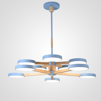 Люстра На Штанге Turna Dbl L10 Blue By Imperiumloft