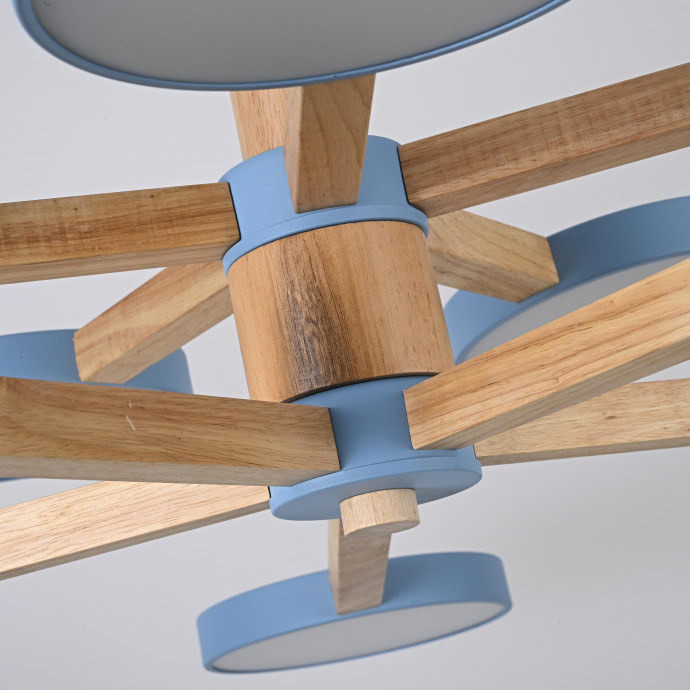 Люстра На Штанге Turna Dbl L10 Blue By Imperiumloft