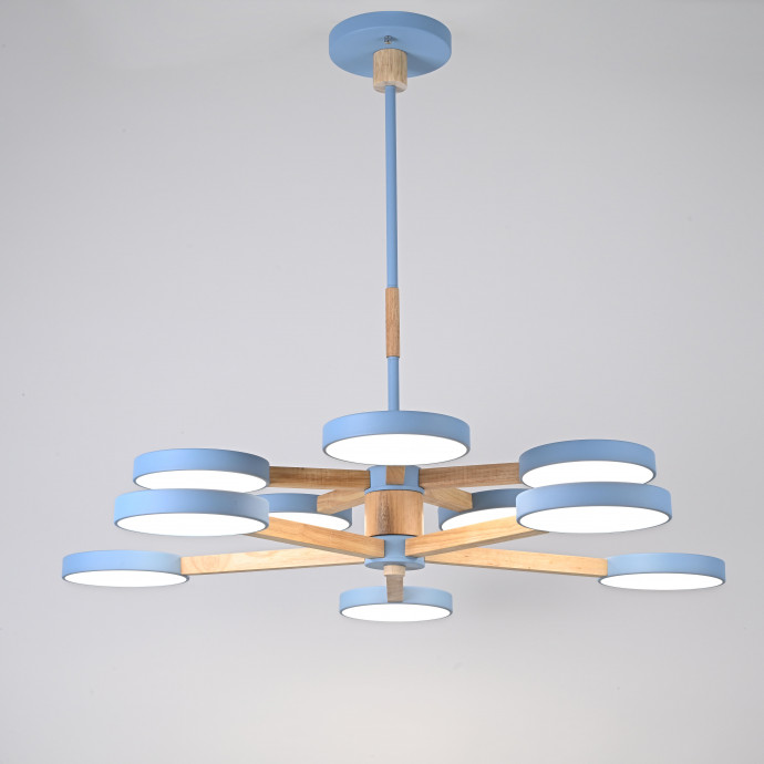 Люстра На Штанге Turna Dbl L10 Blue By Imperiumloft