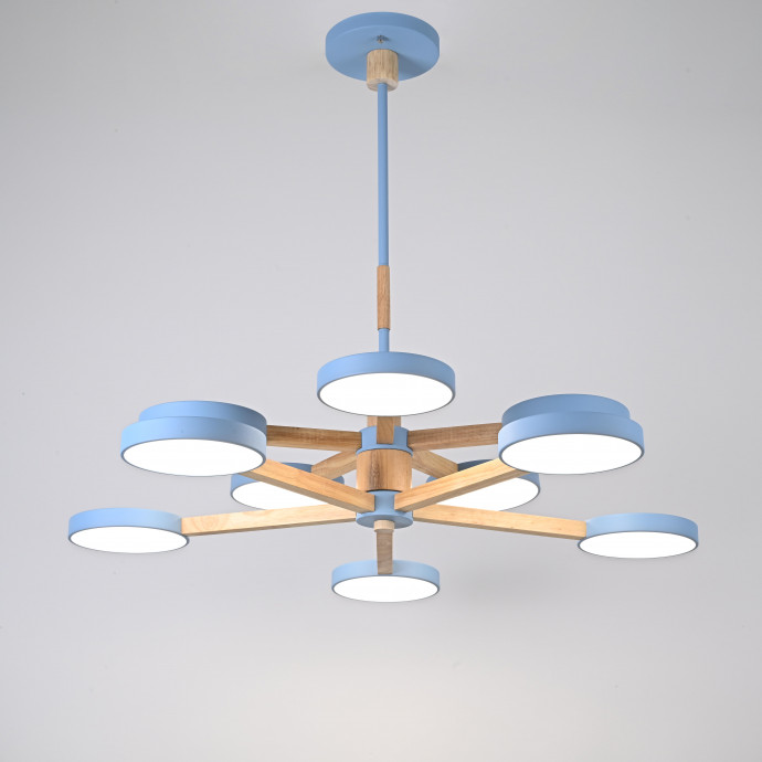 Люстра На Штанге Turna Dbl L10 Blue By Imperiumloft