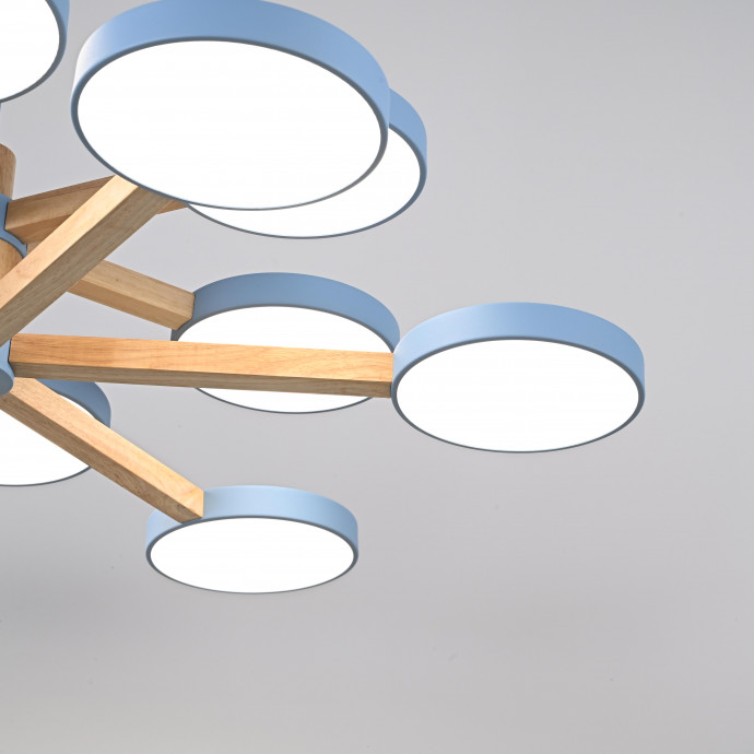 Люстра На Штанге Turna Dbl L12 Blue By Imperiumloft