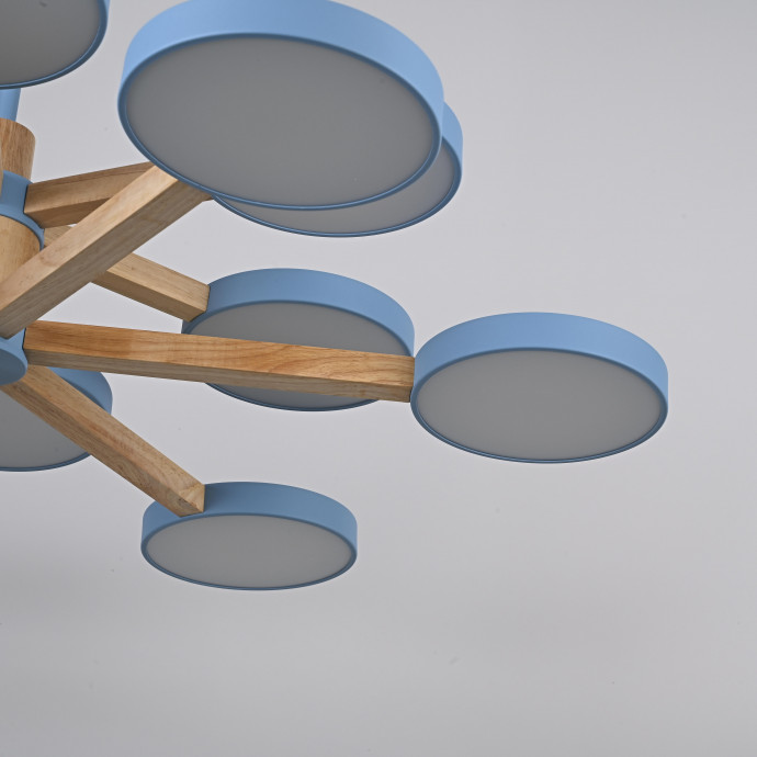 Люстра На Штанге Turna Dbl L12 Blue By Imperiumloft