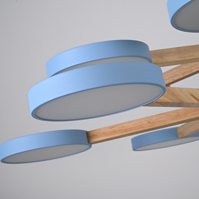 Люстра На Штанге Turna Dbl L12 Blue By Imperiumloft