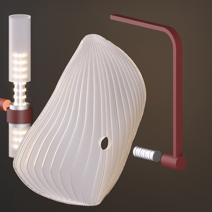 Настенный Светильник Blaise Red By Imperiumloft