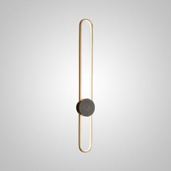 Настенный Светильник Heidy L H90 Brass Black By Imperiumloft