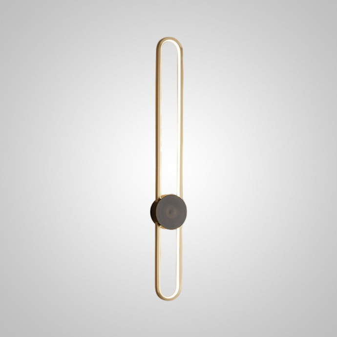 Настенный Светильник Heidy L H90 Brass Black By Imperiumloft