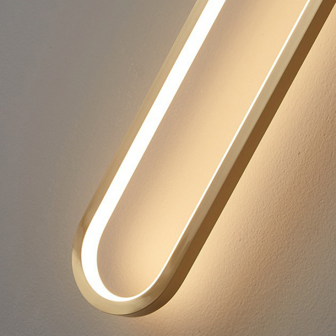 Настенный Светильник Heidy L H90 Brass Black By Imperiumloft