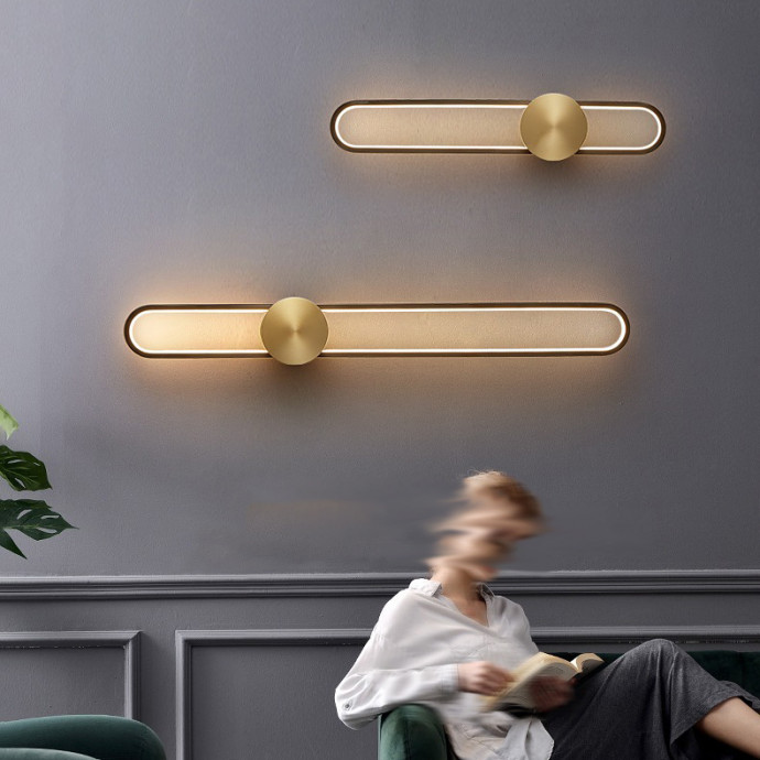 Настенный Светильник Heidy L H90 Brass Black By Imperiumloft