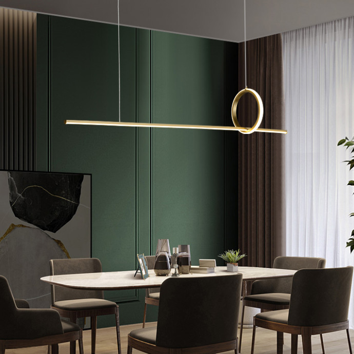 Подвесной Светильник Moffit B Long L90 Brass By Imperiumloft