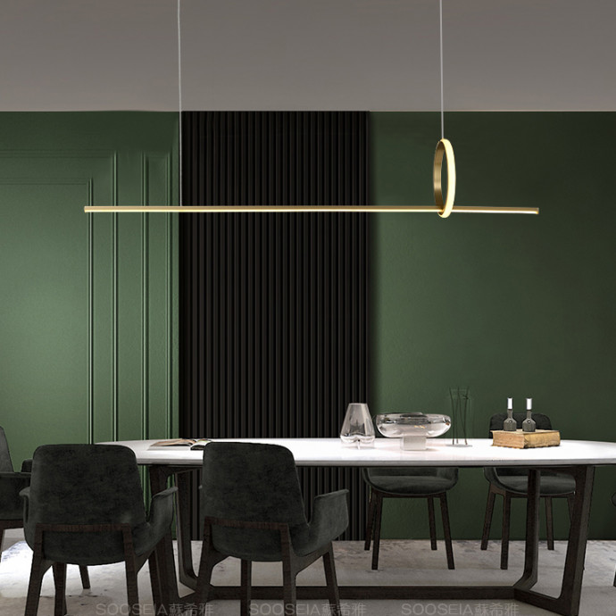 Подвесной Светильник Moffit B Long L90 Brass By Imperiumloft