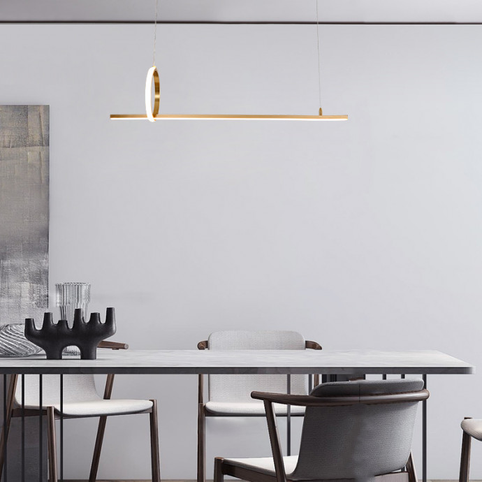 Подвесной Светильник Moffit B Long L90 Brass By Imperiumloft