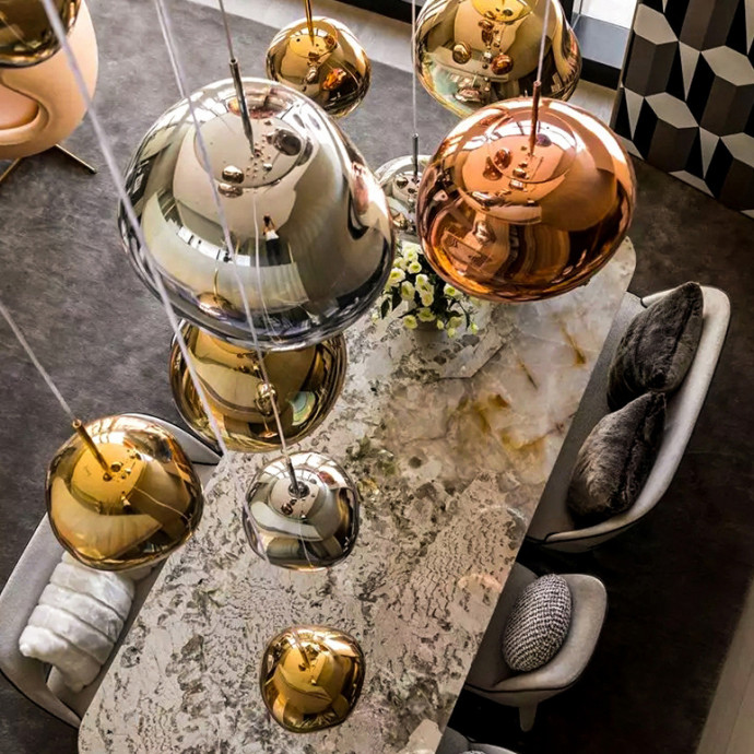 Подвесной Светильник Tom Dixon Melt Pendant Silver D38 By Imperiumloft