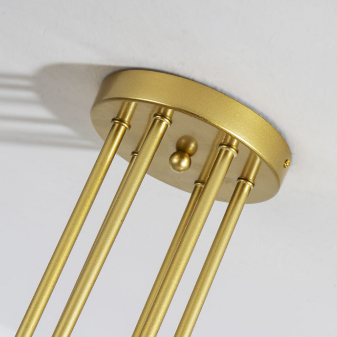 2366-6P, подвесная люстра, D820xH130/485, 6xG9x25W