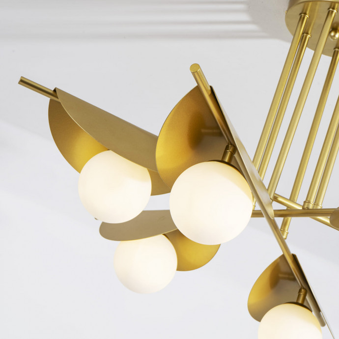 2366-6P, подвесная люстра, D820xH130/485, 6xG9x25W