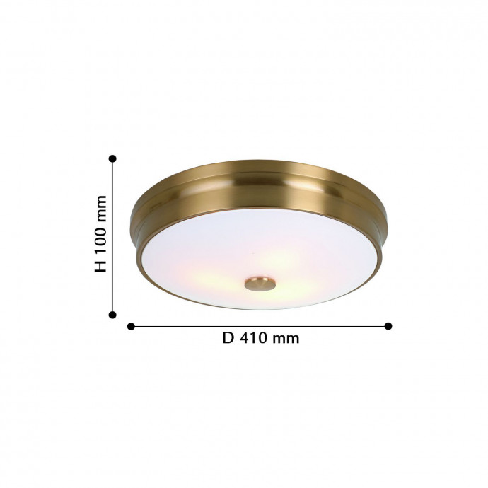 2375-3C, потолочный светильник, D410xH100, 3xE27x40W