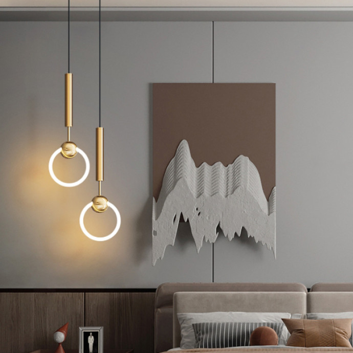 Подвесной Светильник Finnur Ring D20 Brass By Imperiumloft