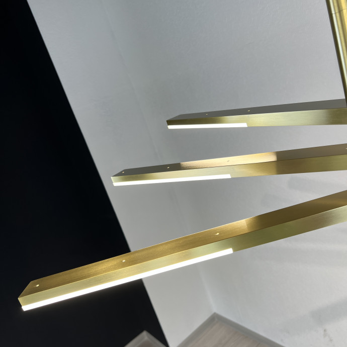 Люстра На Штанге Orton На 3 D96 Gold By Imperiumloft