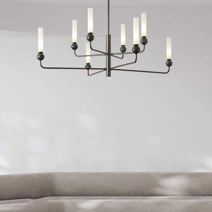 Люстра На Штанге Sensei D120 Brass By Imperiumloft