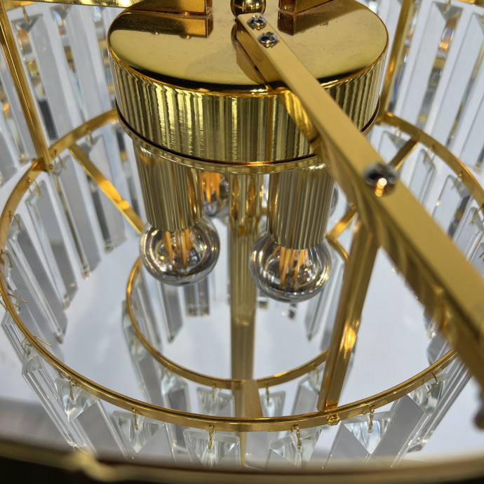 Торшер Rh 1920S Odeon Clear Glass Floor Lamp Gold By Imperiumloft