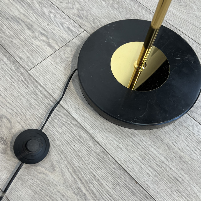 Торшер Rh 1920S Odeon Clear Glass Floor Lamp Gold By Imperiumloft