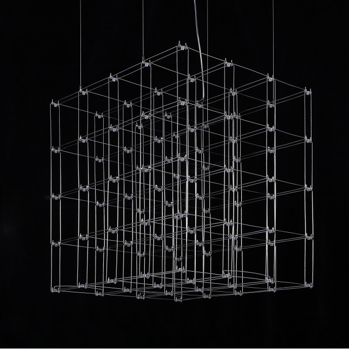 Подвесная Люстра Quasar Cosmos Square Led Pendant Light 80/80/80 By Imperiumloft