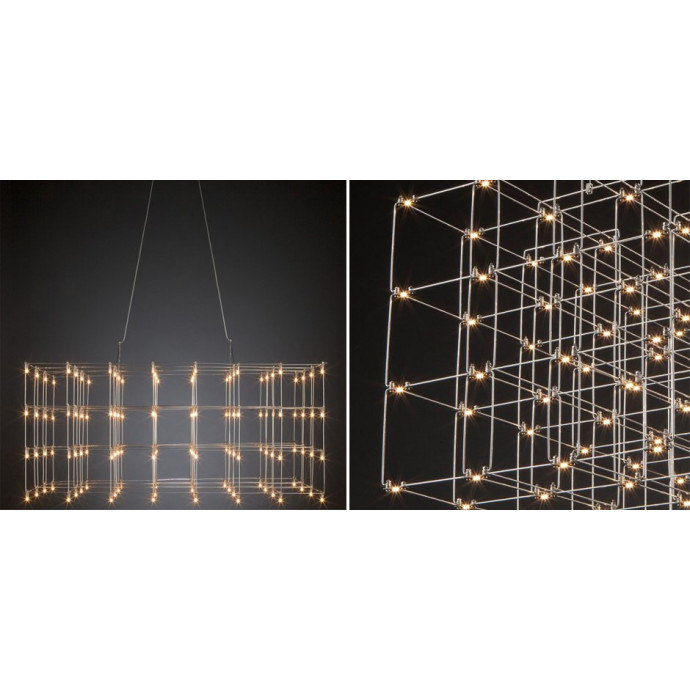 Подвесная Люстра Quasar Cosmos Square Led Pendant Light 80/80/80 By Imperiumloft