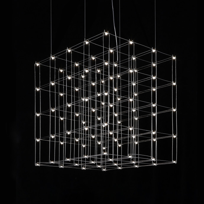 Подвесная Люстра Quasar Cosmos Square Led Pendant Light 80/80/80 By Imperiumloft