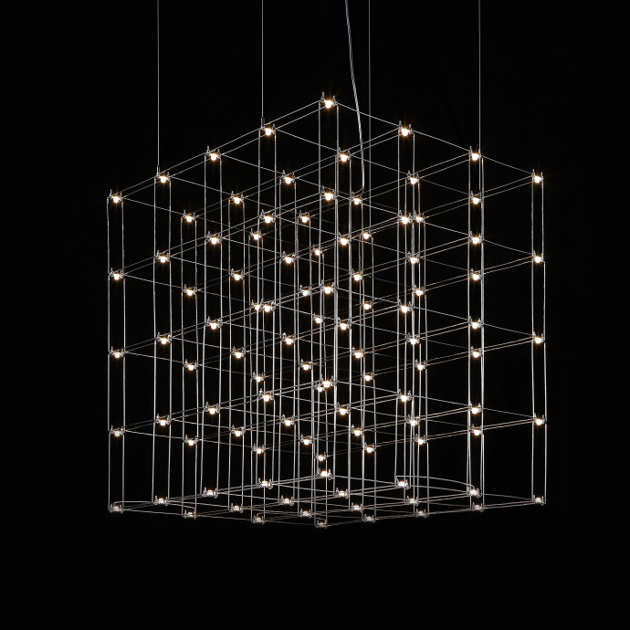 Подвесная Люстра Quasar Cosmos Square Led Pendant Light 80/80/80 By Imperiumloft