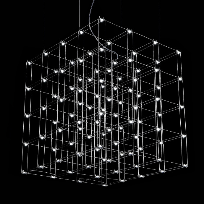 Подвесная Люстра Quasar Cosmos Square Led Pendant Light 80/80/80 By Imperiumloft