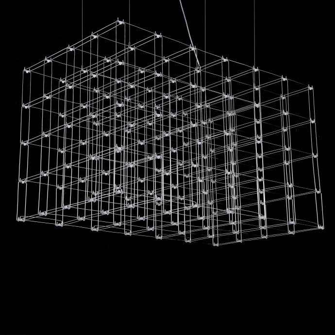 Подвесная Люстра Quasar Cosmos Square Led Pendant Light 80/80/140 By Imperiumloft