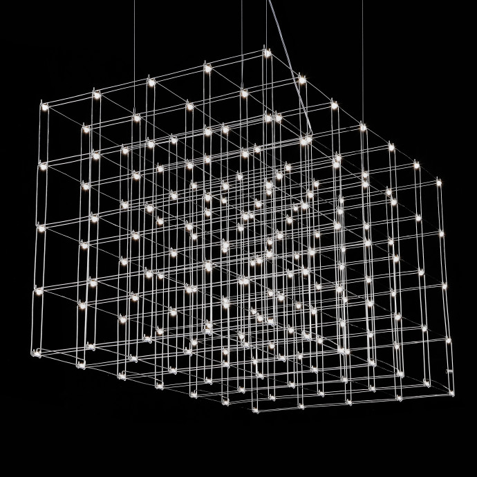 Подвесная Люстра Quasar Cosmos Square Led Pendant Light 80/80/140 By Imperiumloft