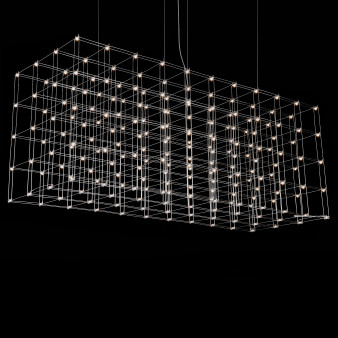 Подвесная Люстра Quasar Cosmos Square Led Pendant Light 80/80/200 By Imperiumloft